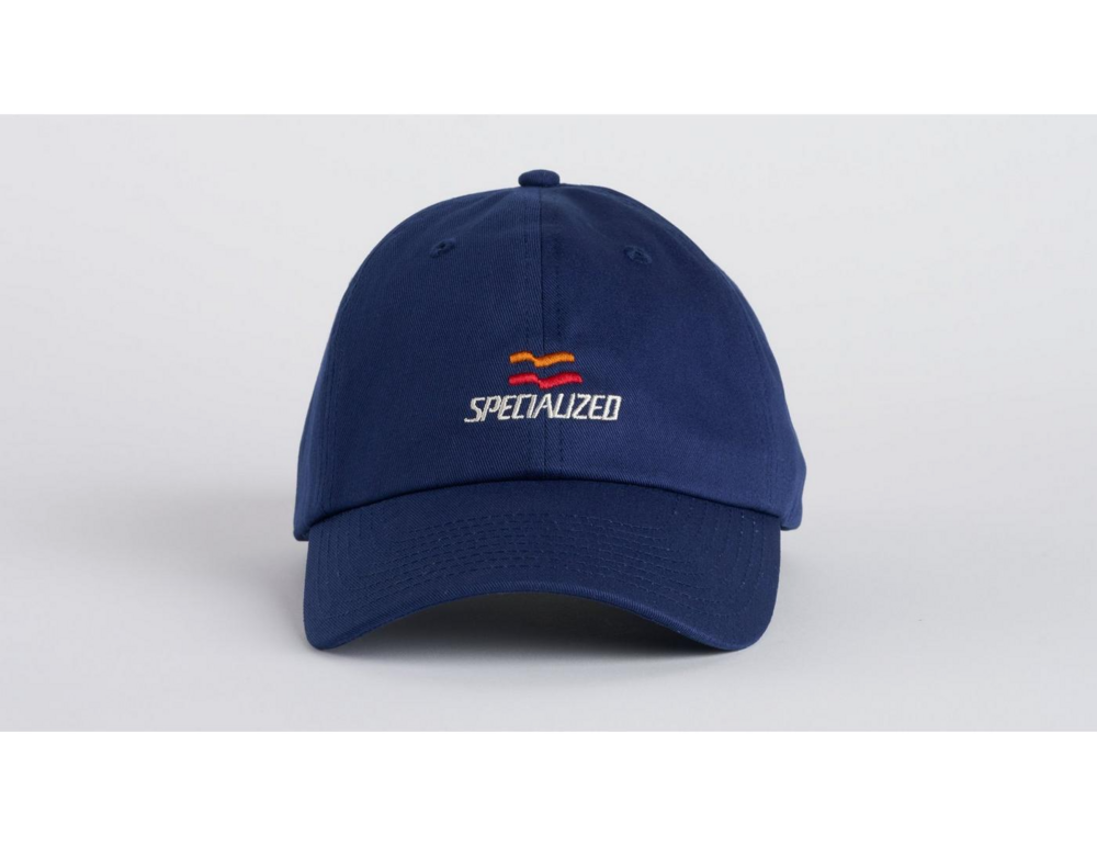 Specialized Flag Graphic 6 Panel Dad Hat Color: Deep Marine