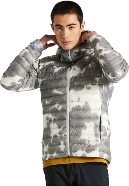 Specialized Men's Packable Down Jacket Color: Dove Grey Splash