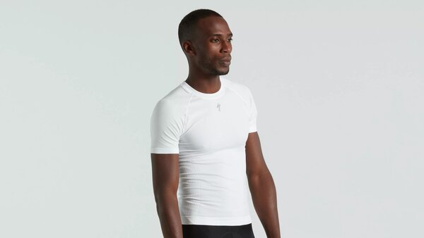 Specialized Men's Seamless Light Short Sleeve Base Layer Color: White