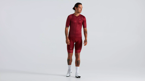 Specialized Men's SL Air Solid Short Sleeve Jersey Color: Maroon