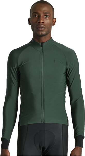 Specialized Men's SL Expert Thermal Jersey Long Sleeve Color: Forest Green