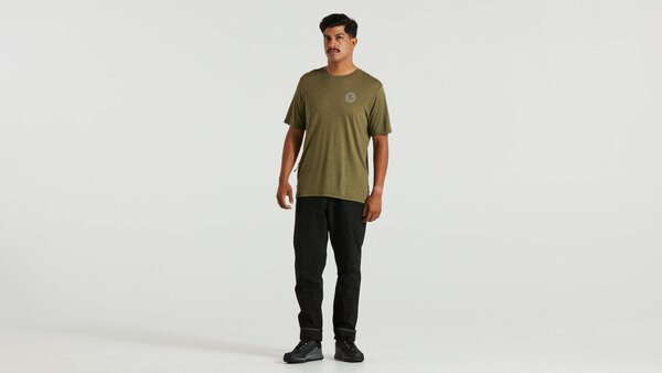 Specialized Men's Specialized/Fjallraven Wool Short Sleeve Tee Color: Green