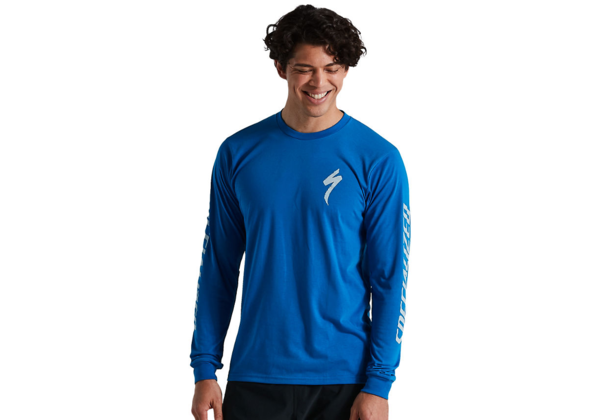 Specialized Men's Specialized Tee Long Sleeve Color: Cobalt