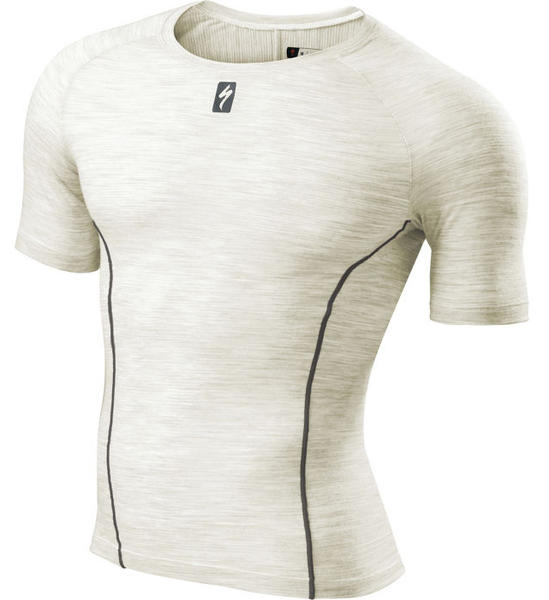 Specialized Merino Short Sleeve Tech Layer Color: Natural White