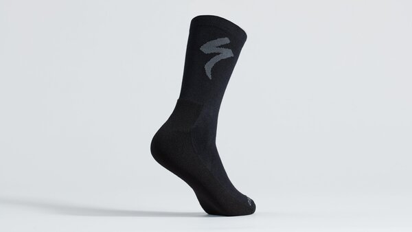 Specialized Primaloft Lightweight Tall Logo Socks Color: Black