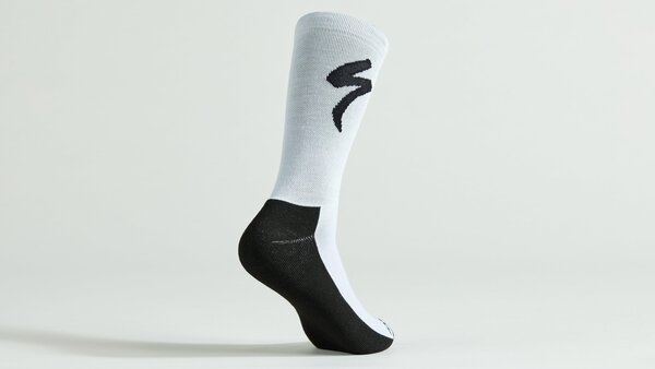 Specialized Primaloft Lightweight Tall Logo Socks Color: Dove Grey