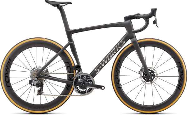 Specialized S-Works S-Works Tarmac SL7 - SRAM RED ETAP AXS Color: Satin Carbon/Spectraflair Tint/Gloss Brushed Chrome