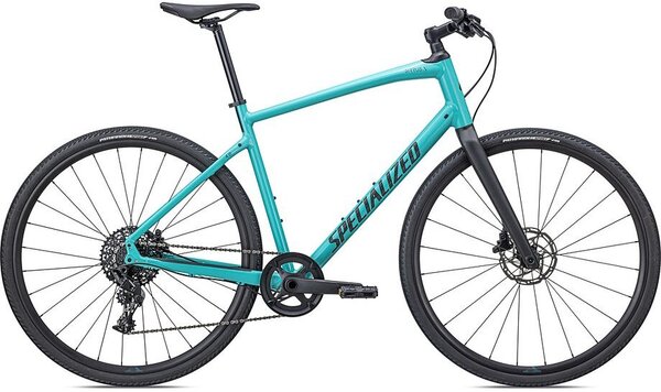 Specialized Sirrus X 4.0 Color: Gloss Lagoon Blue/Tropical Teal/Satin Black Reflective