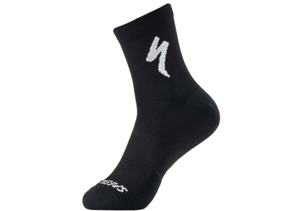 Specialized Soft Air Road Mid Sock Color: Black/White