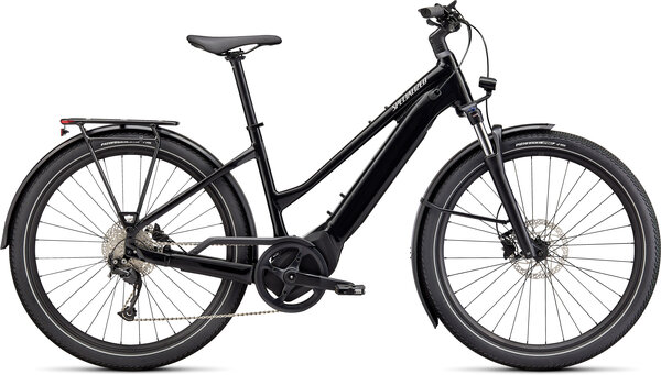 Specialized Turbo Vado 3.0 Step-Through (+$15 Call2Recycle Battery Fee) Color: Cast Black/Silver Reflective
