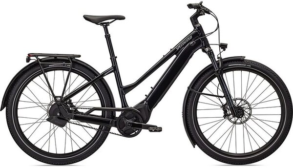 Specialized Turbo Vado 5.0 IGH Step-Through (+$15 Call2Recycle Battery Fee) Color: Cast Black/Silver Reflective