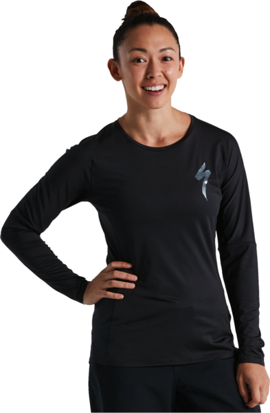Specialized Women's Trail Air Jersey Long Sleeve Color: Black