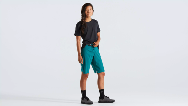 Specialized Women's Trail Air Shorts Color: Tropical Teal