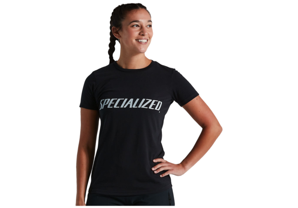Specialized Women's Wordmark Tee-Shirt Color: Black
