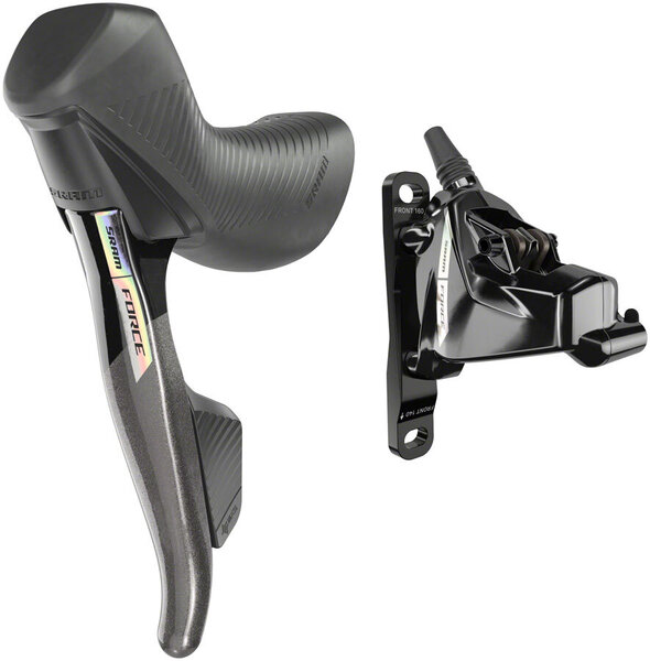 SRAM Force AXS HRD eTap Shift/Brake Lever and Hydraulic Disc Brake Caliper - Left/Front, Flat Mount, 20mm Offset SRAM Force AXS HRD eTap Shift/Brake Lever and Hydraulic Disc Brake Caliper - Left/Front, Flat Mount, 20mm Offset