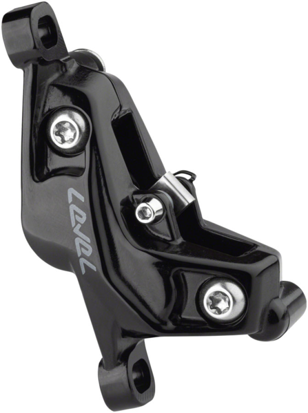 SRAM Level Silver Stealth Disc Brake Caliper, 4-Piston, C1