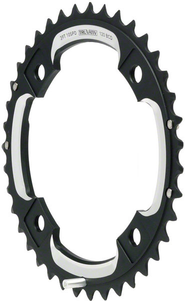 SRAM Mountain Chainring (Long Pin) BCD | Color | Size | Speeds: 120mm | Black | 39T | 10