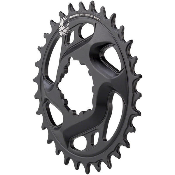 SRAM X-Sync 2 Eagle Direct Mount Chainring Color | Offset | Size | Speeds: Black | 6mm | 30T | 10/11/12-speed