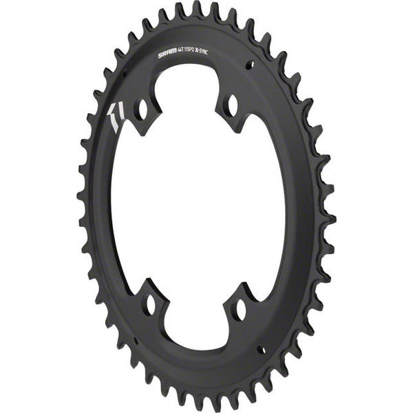 SRAM X-Sync Asymmetric BCD Chainring BCD | Color | Size | Speeds: 110mm | Black | 44T | 10/11-speed