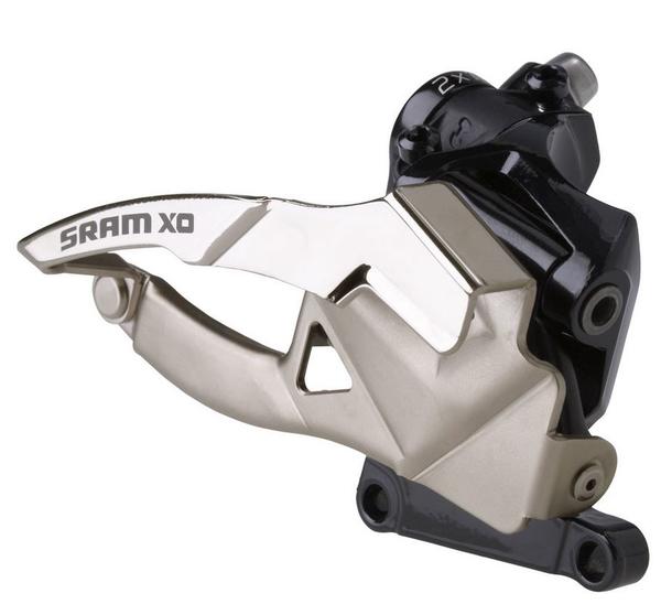 SRAM X0 2x10 Front Derailleur<br>(High Direct-mount, Bottom-pull) Image may differ.
