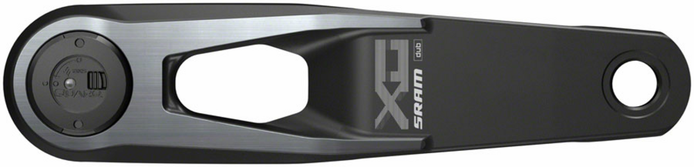 SRAM X0 Eagle T-Type AXS Wide Left Crank Arm with Power Meter Spindle Bottom Bracket | Color | Length: SRAM DUB | Black | 165mm