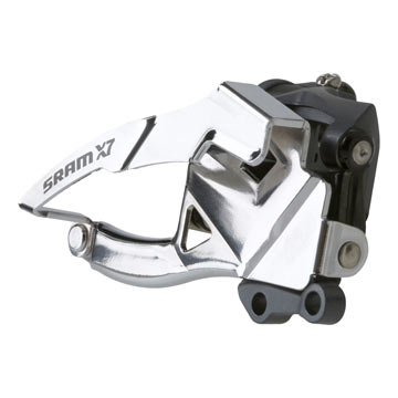 SRAM X7 2x10 Front Derailleur (Low Direct-mount, Dual-pull)