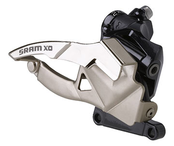 SRAM X0 2x10 Front Derailleur<br>(High Direct-mount, Dual-pull) 38/36T 