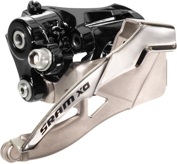 SRAM X0 2x10 Front Derailleur (High-clamp, Dual-pull)