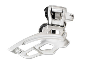 SRAM X9 9-speed Front Derailleur (High-clamp, Top-pull)