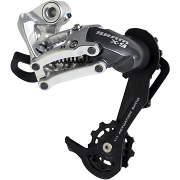 SRAM X9 9-Speed Rear Derailleur (Medium-cage)