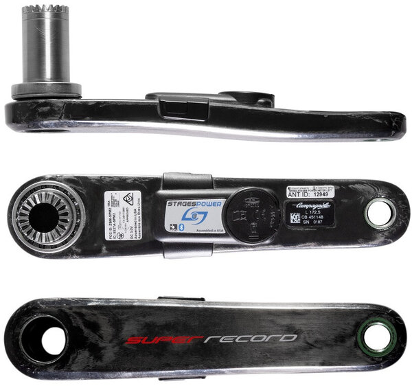 Stages Cycling Gen 3 Stages Power L Campagnolo Super Record 12S Power Meter Color: Black