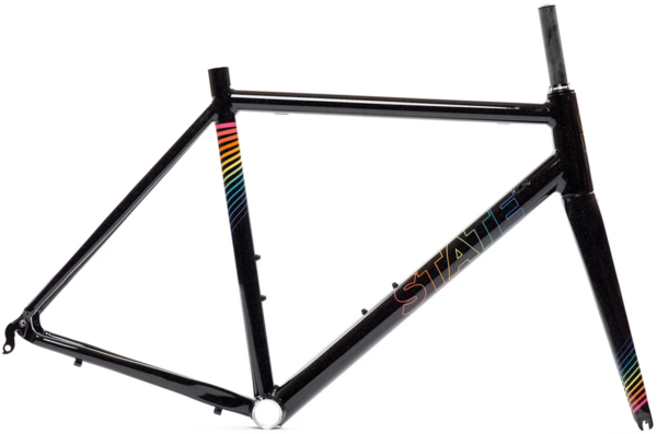 State Bicycle Co. Undefeated Road Frame Set Color: Black Prism Edition