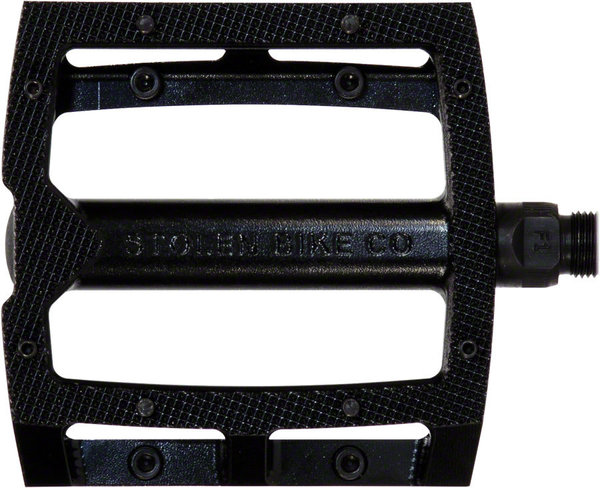 Stolen Throttle 9/16-inch Platform Pedals Color: Black