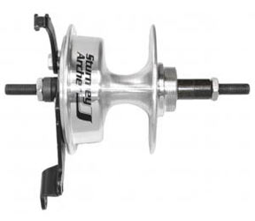 Sturmey-Archer 7-Speed Freewheel Drum Brake Rear Hub