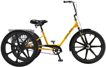 Sun Bicycles Atlas Transit Trike includes Zytel ® Nylon Mag Wheels