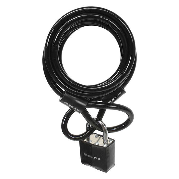 Sunlite Key Lock & cable Color: Black