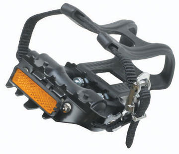 Sunlite Low Profile ATB Pedals with Toe Clips