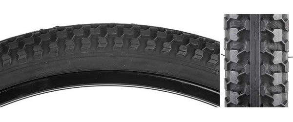 Sunlite MTB Raised Center Tire (26-inch) Bead | Casing | Color | Compatibility | Size: Wire | 30 TPI | Black/Black | Tube Type | 26 x 2.125
