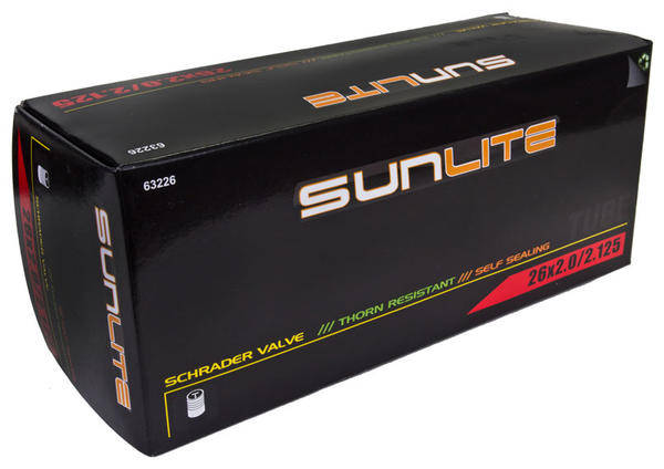 Sunlite Thorn-Resistant Self-Sealing Schrader Valve Tube 26-inch