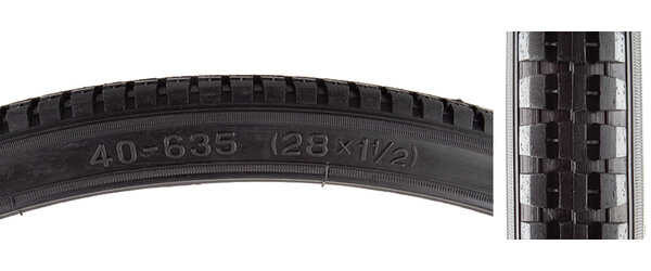 Sunlite Utili-T Street Classic 2113 28-inch Bead | Color | Compatibility | Size: Wire | Black/Black | Tube Type | 28 x 1-1/2