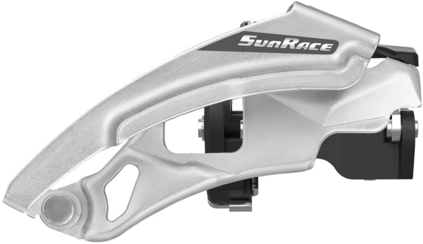 SunRace FDM300 Front Derailleur T/B-Pull - Multi-Clamp Color: Silver