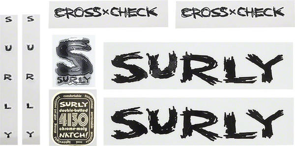 Surly Cross Check Frame Decal Set