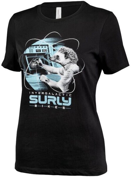 Surly Garden Pig Women's T-Shirt Color: Black/Gray/Teal