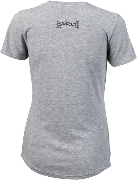 Surly How We Roll T-Shirt Color: Heather Gray/Black