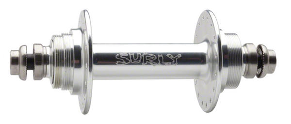 Surly Ultra New Roadie Rear Hub (130mm) Color: Silver
