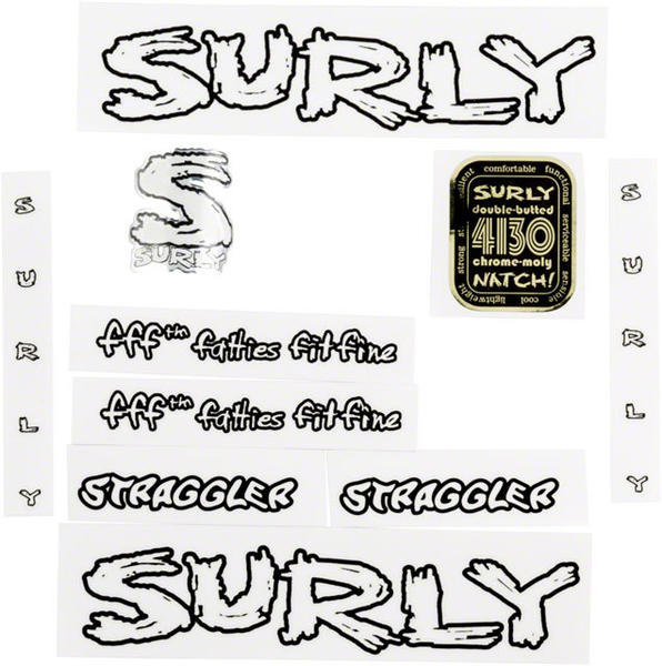 Surly Straggler Decal Set - Hardcore 