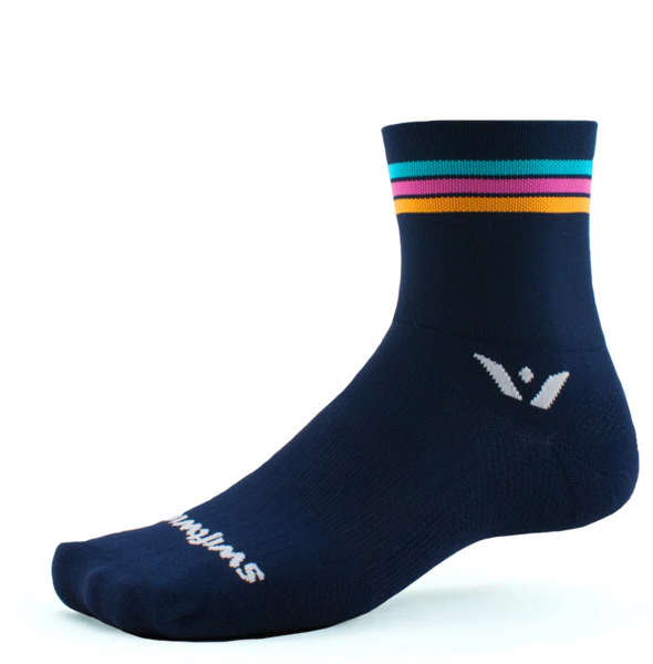 Quarter Crew Socks for Cycling and Trail Running Swiftwick ASPIRE FOUR