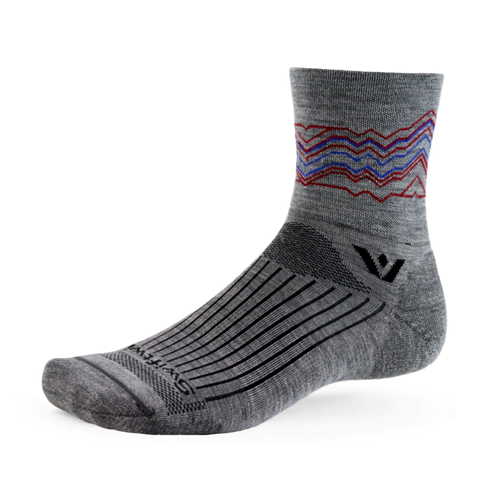 Swiftwick Pursuit Quarter Crew High Socks - The Bike Shoppe Ogden