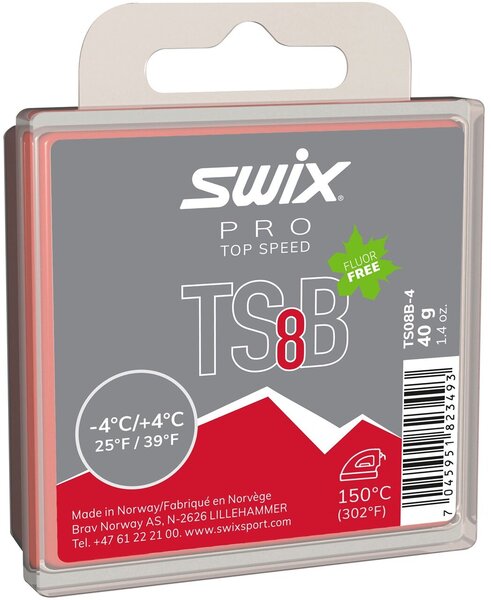 Swix TS8 Black, -4°C/+4°C