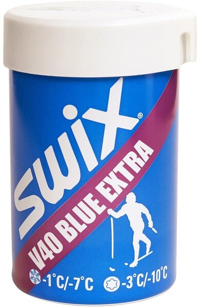 Swix V40 Blue Extra Hard Wax Size: 45g